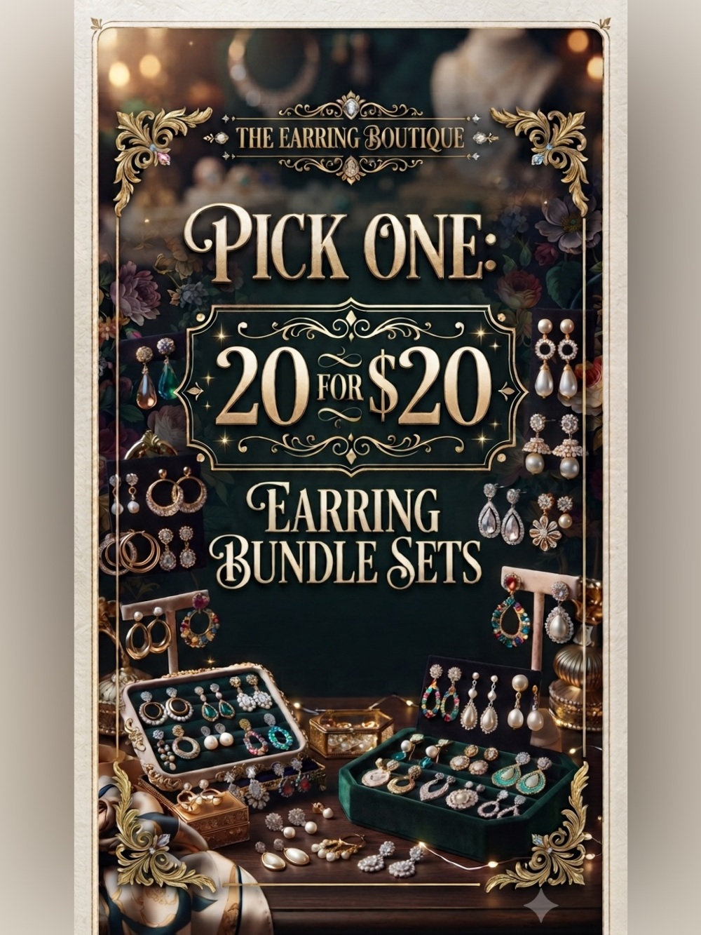 Pick One: 20 for $20 Earring Bundle Sets